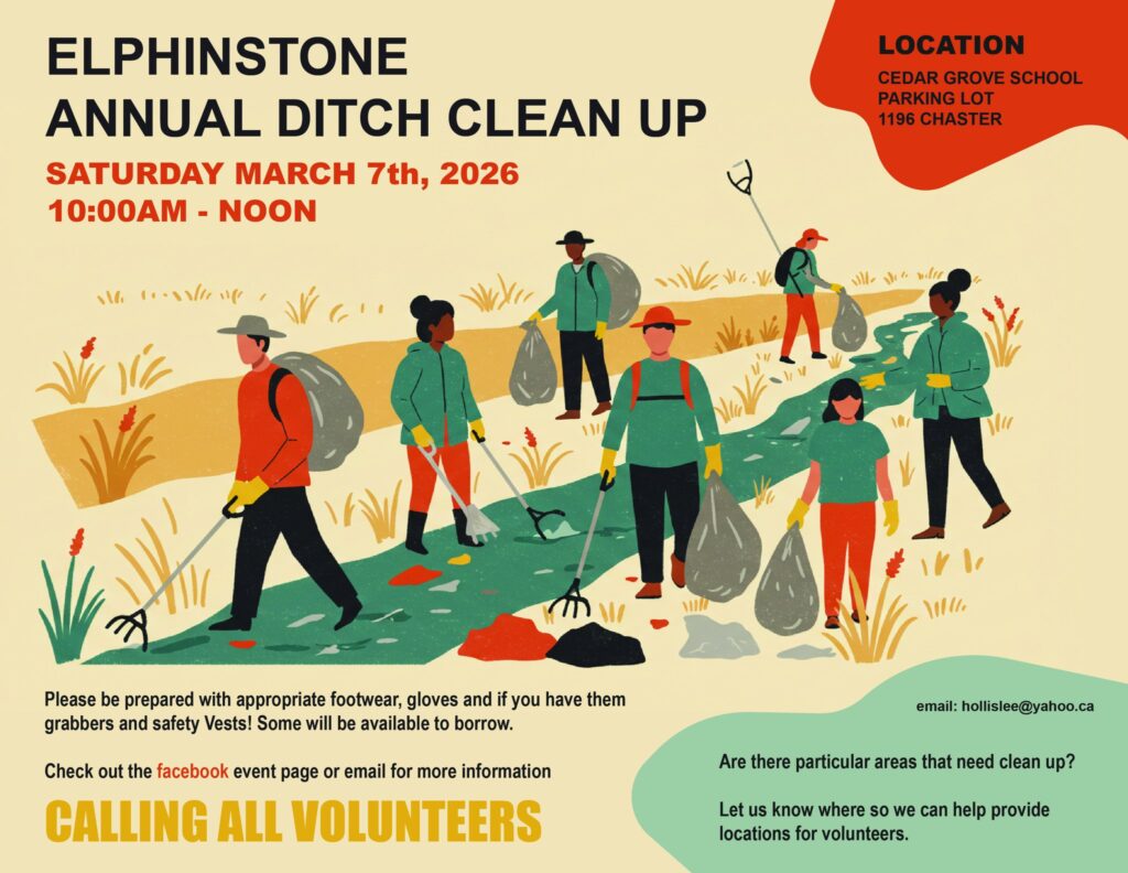 7th Annual Elphinstone Ditch Clean